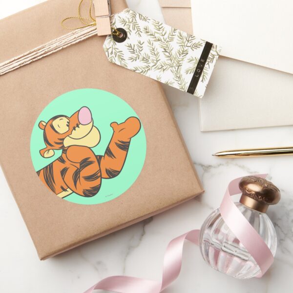 Tigger 10 Classic Round Sticker