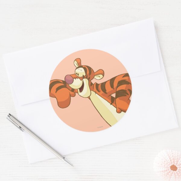 Tigger 3 Classic Round Sticker