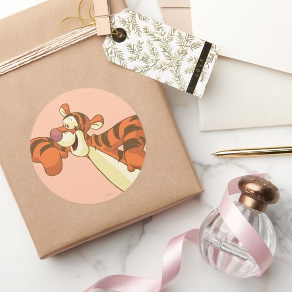 Tigger 3 Classic Round Sticker