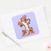 Tigger_4_square_sticker_3 Tigger 4 Square Sticker