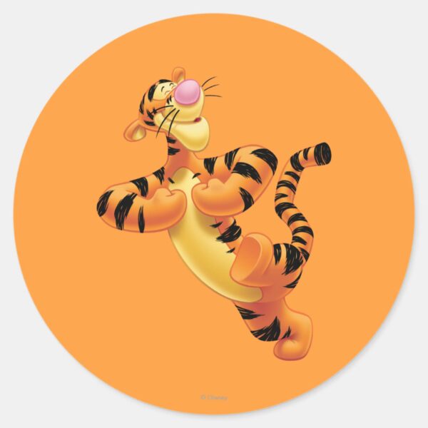 Tigger 6 Classic Round Sticker