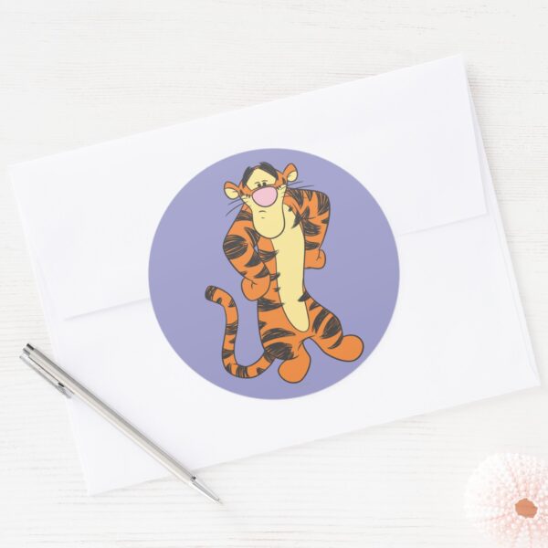 Tigger 9 Classic Round Sticker