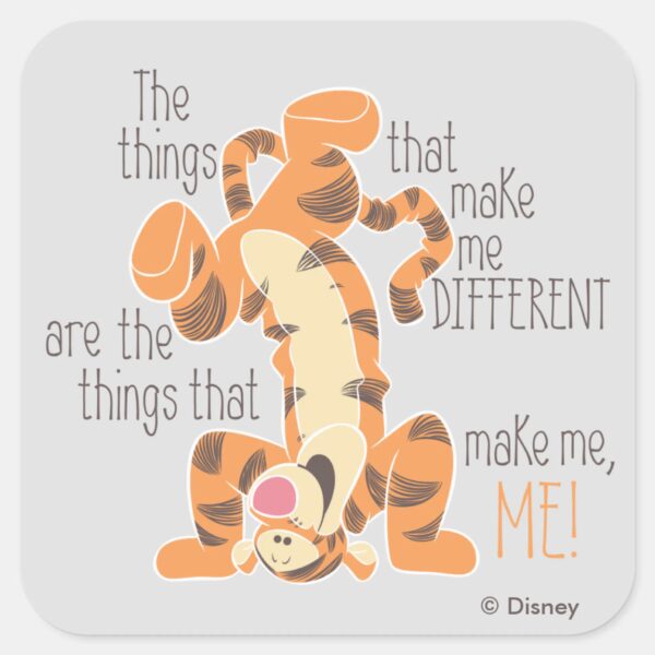 Tigger___Make_Me,_Me_Quote_Square_Sticker_1 Tigger Make Me Me Quote Square Sticker