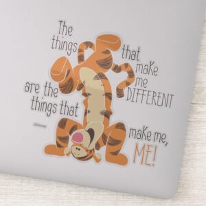 Tigger Make Me Me Quote Sticker