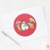 Tigger_and_Pooh_Carolling_Classic_Round_Sticker_3 Tigger And Pooh Carolling Classic Round Sticker