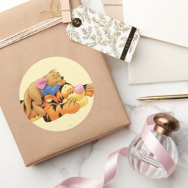 Tigger_and_Roo_Classic_Round_Sticker_5 Tigger And Roo Classic Round Sticker