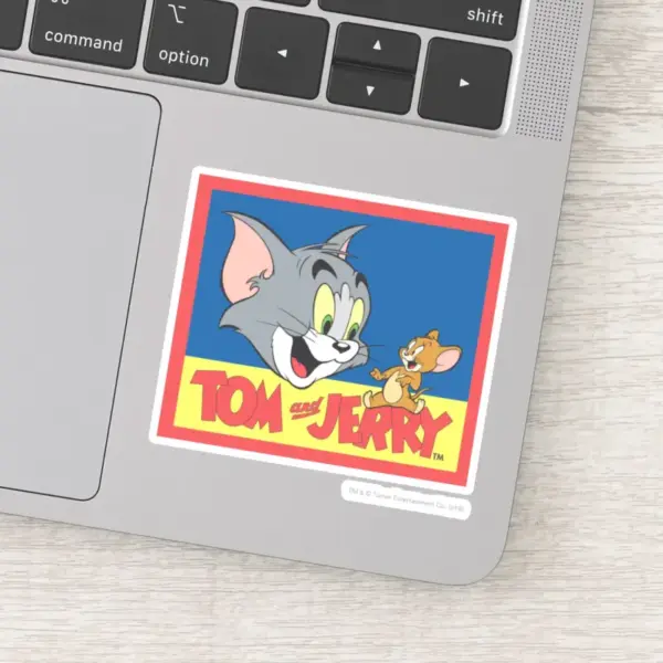 Tom_And_Jerry_Logo_Flat_Sticker_14 Tom And Jerry Logo Flat Sticker