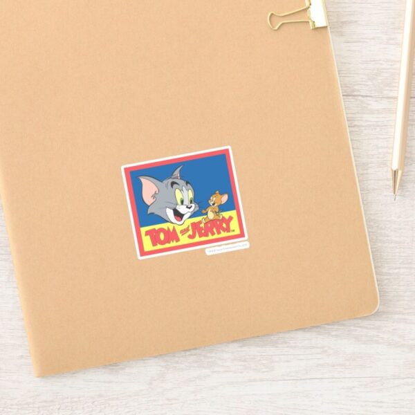 Tom_And_Jerry_Logo_Flat_Sticker_15 Tom And Jerry Logo Flat Sticker