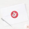 Tom And Jerry Tom And Jerry Laughing Classic Round Sticker
