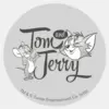 Tom And Jerry Tom And Jerry Looking Sweet Classic Round Sticker