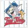 Tom_And_Jerry___Tom_And_Jerry_On_Baseball_Diamond_Square_Sticker_1 Tom And Jerry Tom And Jerry On Baseball Diamond Square Sticker