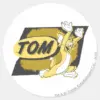 Tom_Chasing_Classic_Round_Sticker_1 Tom Chasing Classic Round Sticker