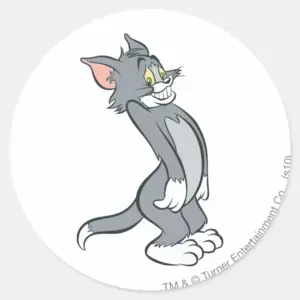 Tom Embarassed Classic Round Sticker