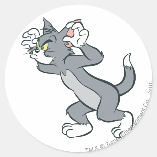 Tom_Ready_Classic_Round_Sticker_1 Tom Ready Classic Round Sticker