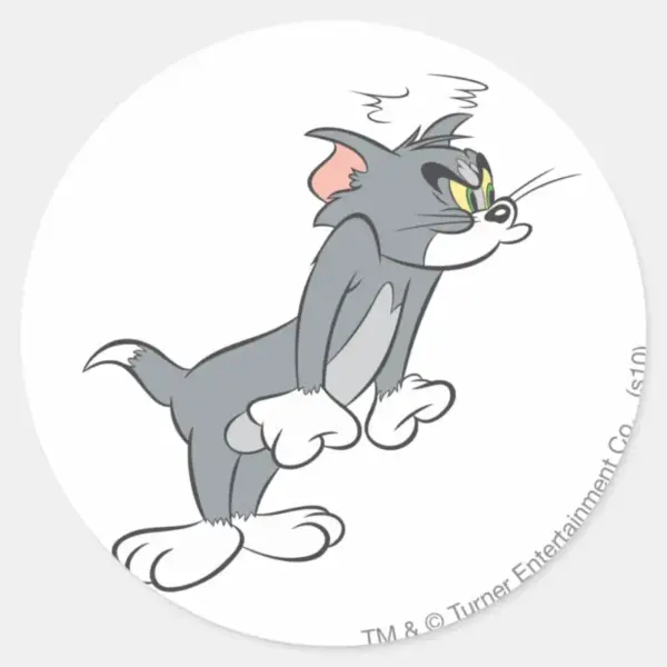 Tom_Steamed_Classic_Round_Sticker_1 Tom Steamed Classic Round Sticker