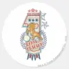 Tom And Jerry 1st Place 2 Classic Round Sticker