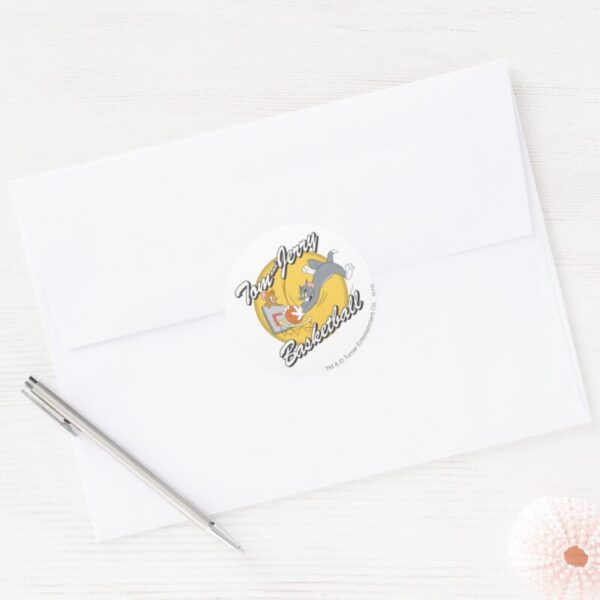 Tom_and_Jerry_Basketball_2_Classic_Round_Sticker_3 Tom And Jerry Basketball 2 Classic Round Sticker