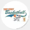 Tom And Jerry Basketball 5 Classic Round Sticker