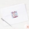 Tom And Jerry Broke Square Sticker