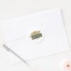 Tom And Jerry Chase Logo Classic Round Sticker