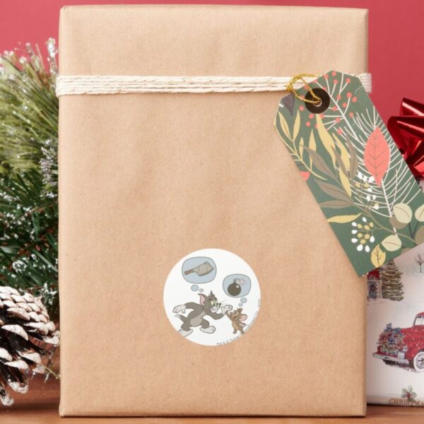 Tom_and_Jerry_Evil_Thoughts_Classic_Round_Sticker_6 Tom And Jerry Evil Thoughts Classic Round Sticker