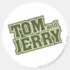 Tom And Jerry Logo 3 Classic Round Sticker