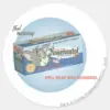 Tom And Jerry Nosensatol 2 Classic Round Sticker