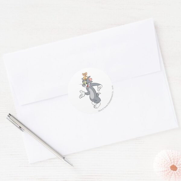 Tom_and_Jerry_Pair_Classic_Round_Sticker_3 Tom And Jerry Pair Classic Round Sticker