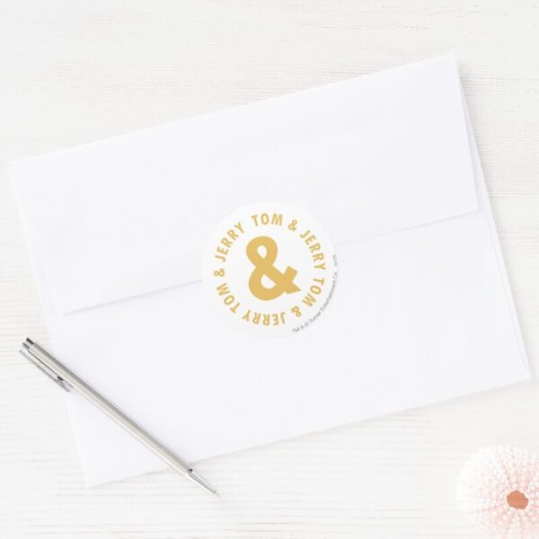 Tom_and_Jerry_Round_Logo_4_Classic_Round_Sticker_3 Tom And Jerry Round Logo 4 Classic Round Sticker