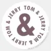 Tom_and_Jerry_Round_Logo_8_Classic_Round_Sticker_1 Tom And Jerry Round Logo 8 Classic Round Sticker