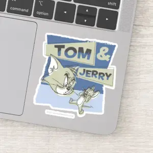Tom And Jerry Scaredey Mouse Sticker