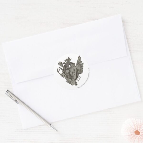 Tom_and_Jerry_Skull_Classic_Round_Sticker_3 Tom And Jerry Skull Classic Round Sticker