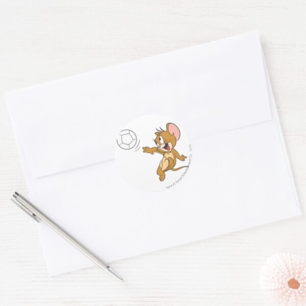 Tom_and_Jerry_Soccer_(Football)_1_Classic_Round_Sticker_3 Tom And Jerry Soccer Football 1 Classic Round Sticker