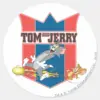 Tom And Jerry Soccer Football 7 Classic Round Sticker