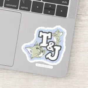 Tom And Jerry TJ Logo Sticker