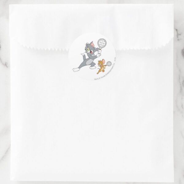 Tom_and_Jerry_Tennis_Stars_1_Classic_Round_Sticker_4 Tom And Jerry Tennis Stars 1 Classic Round Sticker