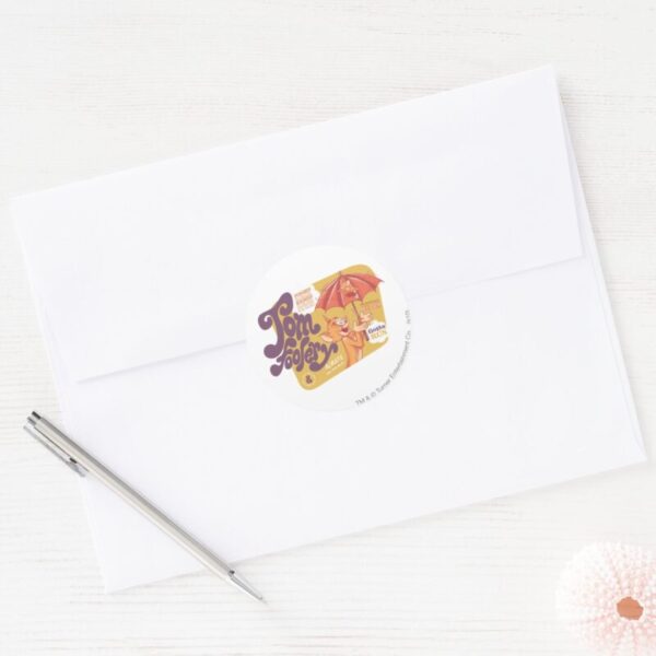 Tom_and_Jerry_Tom_Foolery_Classic_Round_Sticker_3 Tom And Jerry Tom Foolery Classic Round Sticker 3