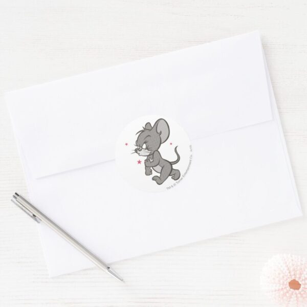 Tom_and_Jerry_Tough_Mouse_1_Classic_Round_Sticker_3 Tom And Jerry Tough Mouse 1 Classic Round Sticker