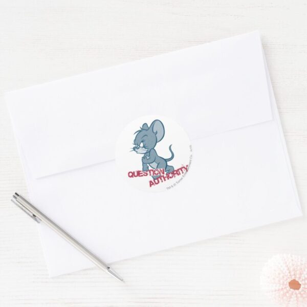 Tom_and_Jerry_Tough_Mouse_2_Classic_Round_Sticker_3 Tom And Jerry Tough Mouse 2 Classic Round Sticker 3
