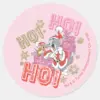 Tom And Jerry Ho Ho Ho Santa Gift Delivery Classic Round Sticker