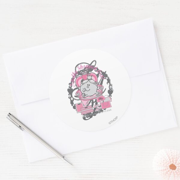 Totally_Shopped_Out_Classic_Round_Sticker_3 Totally Shopped Out Classic Round Sticker