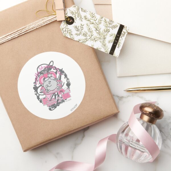 Totally_Shopped_Out_Classic_Round_Sticker_5 Totally Shopped Out Classic Round Sticker