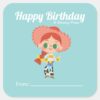 Toy Story Sally A Gift From Birthday Square Sticker