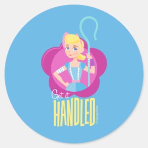 Toy Story 4 Bo Peep Got It Handled Classic Round Sticker