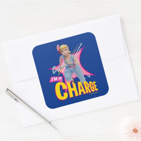 Toy_Story_4___Bo_Peep__I'm_In_Charge__Square_Sticker_3 Toy Story 4 Bo Peep Im In Charge Square Sticker