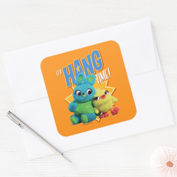 Toy_Story_4___Bunny_&_Ducky__It's_Hang_Time__Square_Sticker_3 Toy Story 4 Bunny Ducky Its Hang Time Square Sticker
