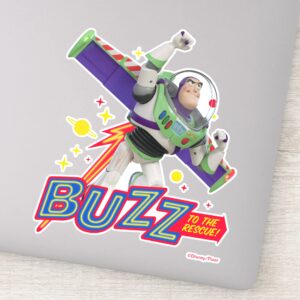 Toy Story 4 Buzz To The Rescue Sticker