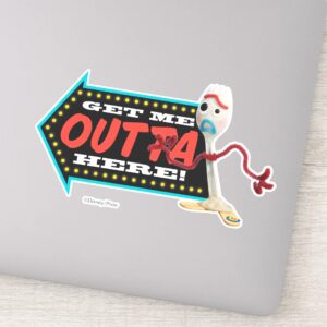 Toy Story 4 Forky Get Me Outta Here Sticker