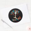 Toy Story 4 Forky I Dont Know About This Classic Round Sticker