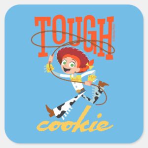 Toy Story 4 Jessie Tough Cookie Square Sticker